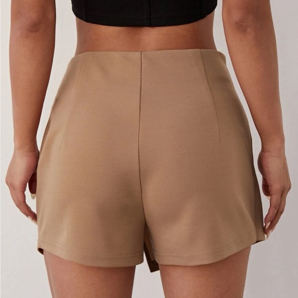 Tan mini skort - Picture 2 of 4